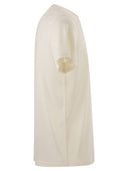 Pt Torino Jersey-Strick aus Seide und Baumwolle