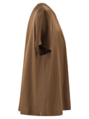 Fabiana Filippi V Neck Satin Top With Elegant Pocket