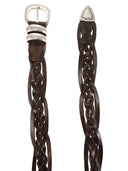 Alberto Luti Braided Leather Belt