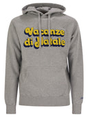 MC2 Saint Barth Men 's Sudadera gris Tribeca con bordado de logotipo de Vacanze di Natale