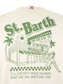 Mc2 Saint Barth T Shirt With Print On Chest And Back