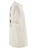 Maglietta MC2 Saint Barth con stampa sul petto e sul retro