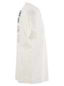 Mc2 Saint Barth T Shirt With Print On Chest And Back