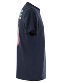 Mc2 Saint Barth T Shirt With Print On Chest And Back