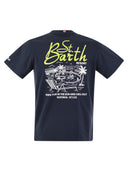 Mc2 Saint Barth T Shirt With Print On Chest And Back