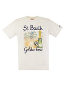 Mc2 Saint Barth T Shirt With Print On The Front