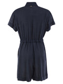 Herno Chemisier Jumpsuit With Drawstring