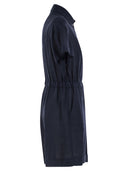 Herno Chemisier Jumpsuit With Drawstring