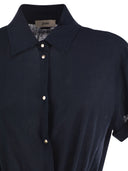 Herno Chemisier Jumpsuit With Drawstring