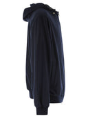 Fedeli Reversible Bomber Jacket With Hood In Cashmere Flannel And Airstop