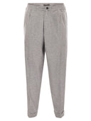 Fedeli Harvard Soft Cashmere Flannel Trousers