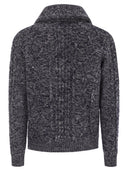 Rakki 'Aran Cardigan med sjalhalsudskæring