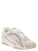 New Balance Mesh And Suede Lifestyle Sneakers With Leather Details