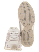 New Balance Mesh And Suede Lifestyle Sneakers With Leather Details