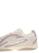 New Balance Mesh And Suede Lifestyle Sneakers With Leather Details