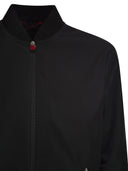 Kiton Sea Bomber Jacket In Technical Fabric