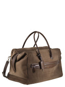 Santoni Reisetasche aus gewebtem Leder