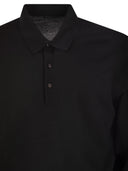 Kiton Long Sleeved Wool Polo Shirt