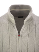 Kiton cashmere lysegrå jakke