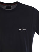 Kiton Cotton T Shirt With Logo