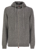 Kiton Plush skåret cashmere jakke