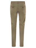 Dondup Spiritissimo Regular Chino Trousers In Light Gabardine