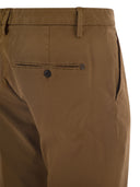 Dondup Spiritissimo Regular Chino Trousers In Light Gabardine