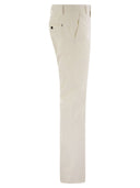 Dondup Spiritissimo Regular Chino Trousers In Light Gabardine