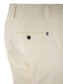 Dondup Spiritissimo Regular Chino Trousers In Light Gabardine