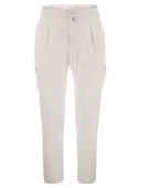 Pantaloni da carico in velluto kiton