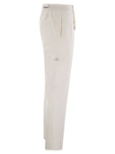 Pantaloni da carico in velluto kiton