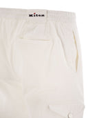 Pantaloni da carico in velluto kiton