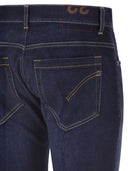 Dondup George Skinny Fit Stretch Denim Jeans With Contrast Stitching