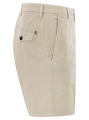 Dondup Manheim Cotton Gabardine Bermuda Shorts