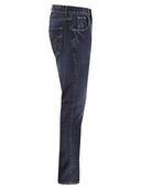 Dondup Dian Cotton Denim Jeans With Used Blue Wash