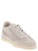 Kiton Perforated Calfskin Sneakers