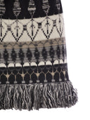 Vanisé Wool and Cashmere Blend Jacquard Skirt