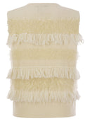 Vanisé Wool And Cashmere Blend Sleeveless Jumper