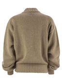 Vanisé Wool And Cashmere Cardigan With Zip