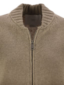 Vanisé Wool And Cashmere Cardigan With Zip