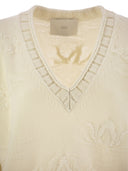 Vanisé Wool And Cashmere Blend Sweater With Workmanship