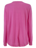 Vanisé Cashmere Crew Neck Jumper With Fluid Silhouette