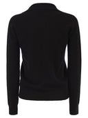 Vanisé Patty V Neck Jumper With Polo Collar
