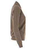 Vanisé Patty V Neck Jumper With Polo Collar