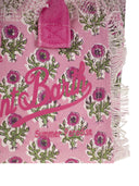 Mc2 Saint Barth Mini Vanity Bag In Floral Cotton Canvas