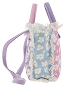 Mc2 Saint Barth Mini Vanity Bag In Floral Cotton Canvas