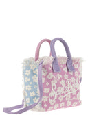 Mc2 Saint Barth Mini Vanity Bag In Floral Cotton Canvas