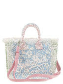 MC2 Saint Barth Mini Vanity Bag w kwiatowym płótnie