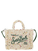 Mc2 Saint Barth Mini Vanity Bag With Bangs And Embroidered Logo