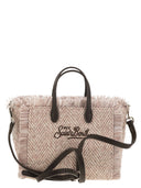 MC2 Saint Barth Mini Vanity Bag mit Pony und gestickten Logo